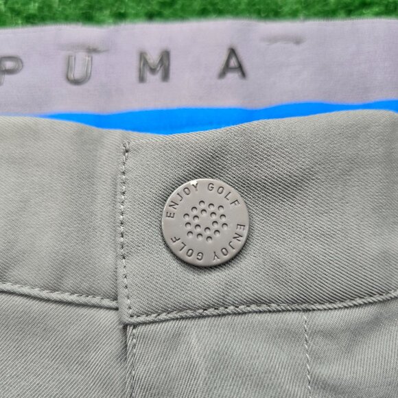 Puma Pants Mens 36x32 Gray Golf Performance Straight‎ Leg Outdoor Casual - Picture 4 of 11